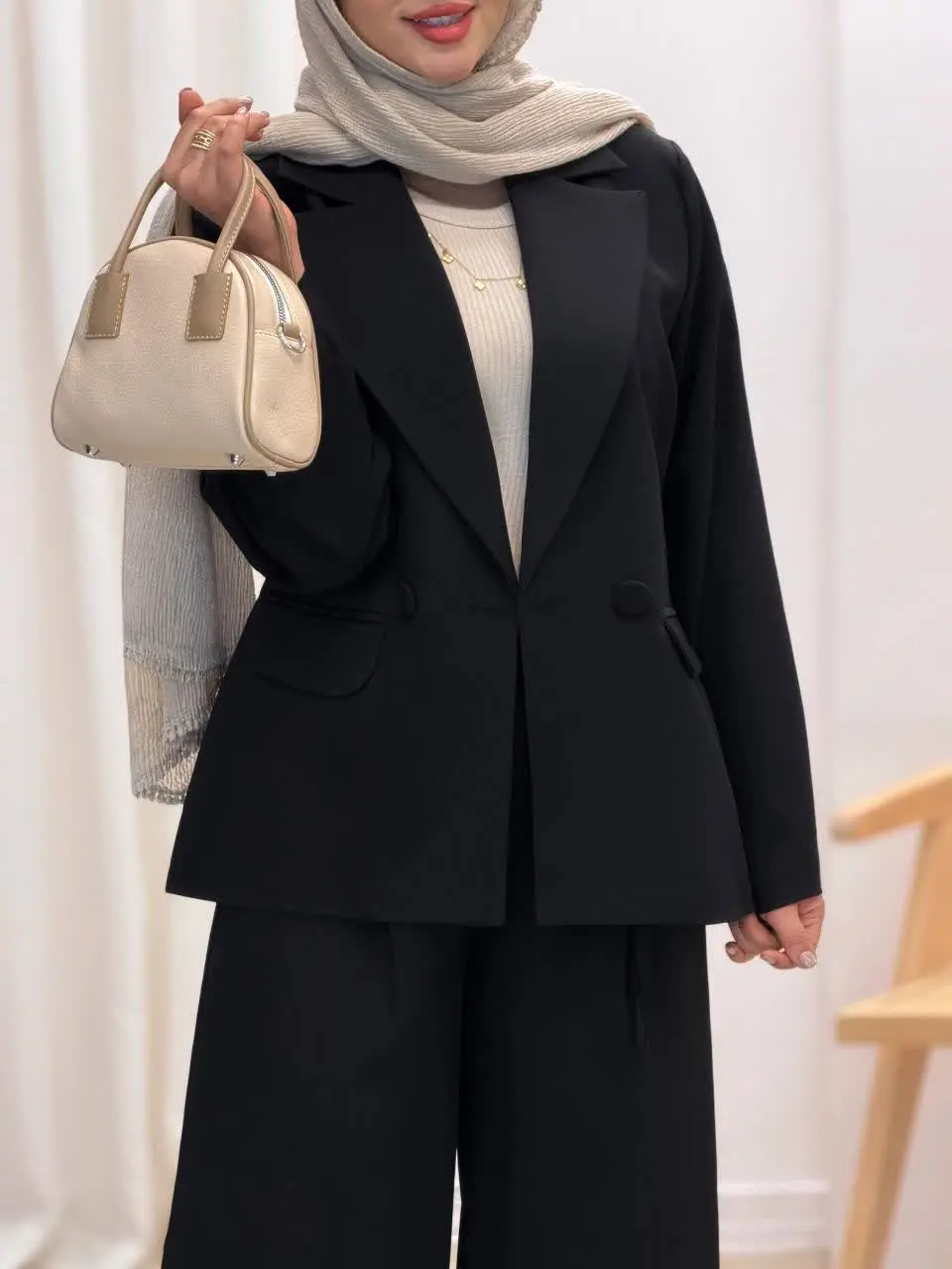 3726-کت و شلوار مزونی الیزا